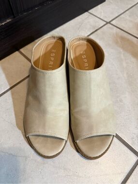 Vintage Esprit Open-Toe Mule Slides - wmns 8.5